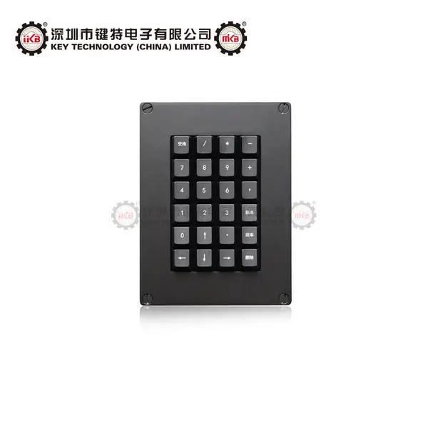 供应IP54加固嵌入式特种机械键盘 K-TEK-M129KP国产化小键盘
