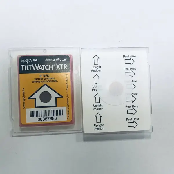 80度单角度防倾斜标签Tiltwatch XTR倾倒显示标签