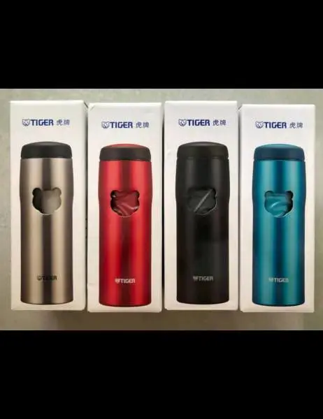 西安tiger保温杯水杯杯子专卖批零,480ml不锈钢色焊接工艺外出喝水很方便