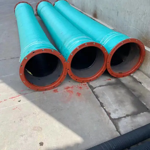 大口径钢丝编织缠绕法兰链接高压胶管及胶管总成 汇铭定制