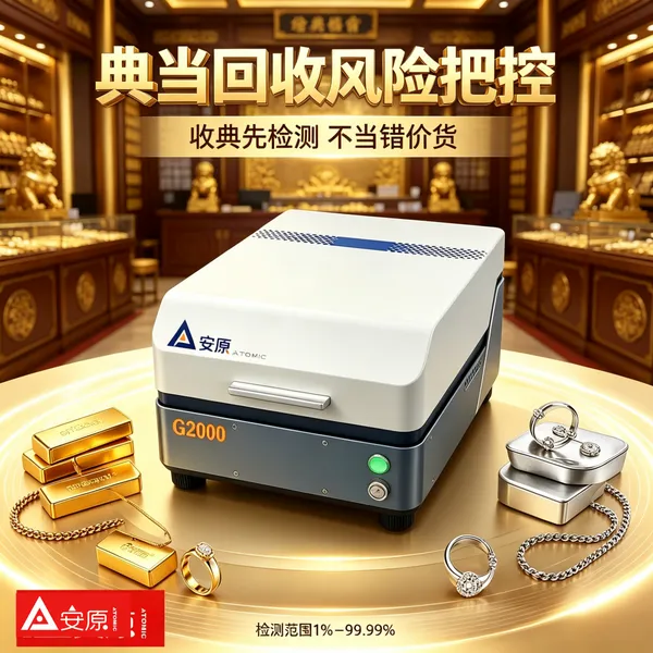 ATOMIC安原G2000贵金属含量分析仪75W低功耗适用首饰加工检测