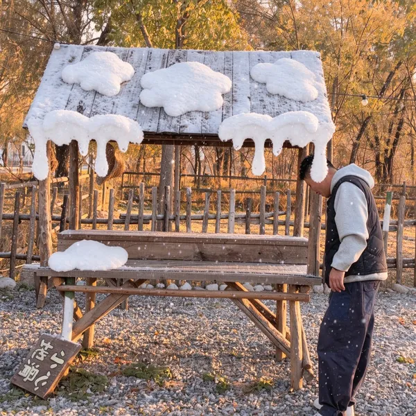 圣诞景观雕塑 假雪雕塑 大连雕塑工厂 冰雪主题公园 定制