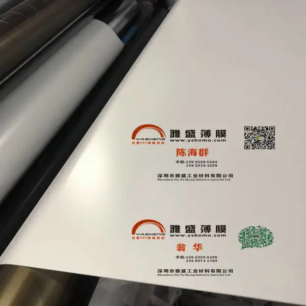 供应供应碳画水晶膜/优质PET膜/雅盛薄膜/PET反射膜/白色PET膜