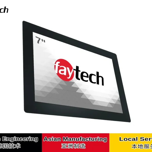 Faytech 飞帆泰全贴合7 寸电容触控模组,触摸套件