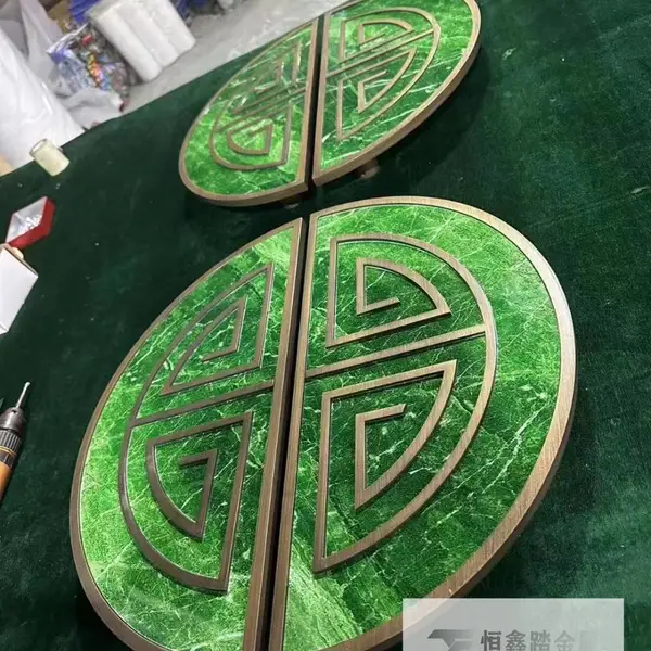 来图定制雕刻拉手铝板雕刻拉手豪华雕刻拉手厂家