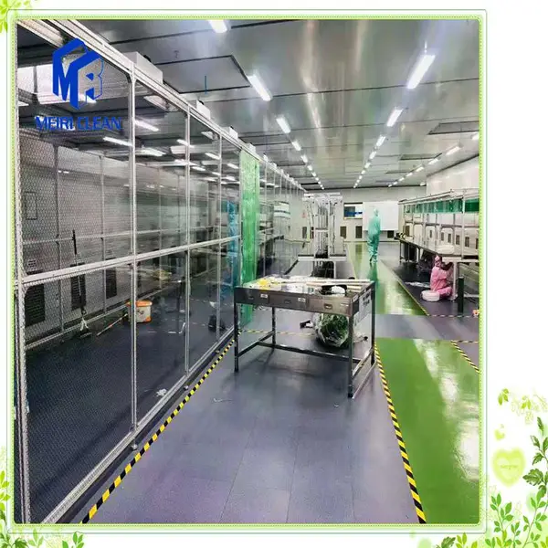 定制无尘洁净棚ffu百级千级简易洁净工作棚防静电实验室净化工程
