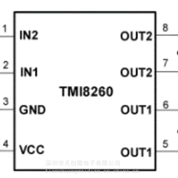 �ض�΢ ���� TMI8260DP DC˫����������IC