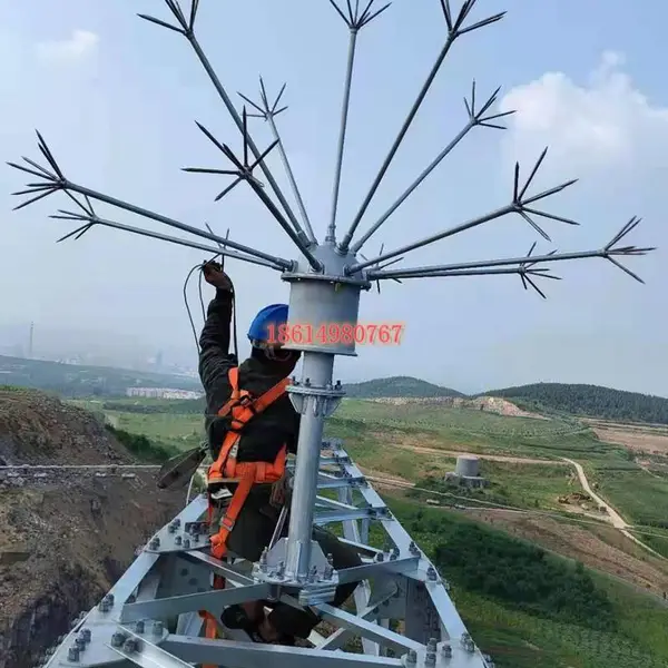 无源电晕场驱雷器 220KV输电线塔等离子体拒雷装置 可控放电避雷针