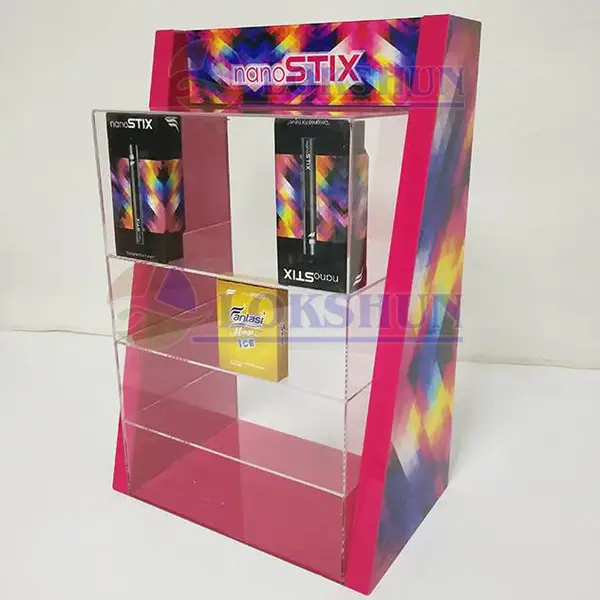 有機玻璃展示架,電子煙展示架,亞加力展示架—深圳市樂視展示制品生產商家