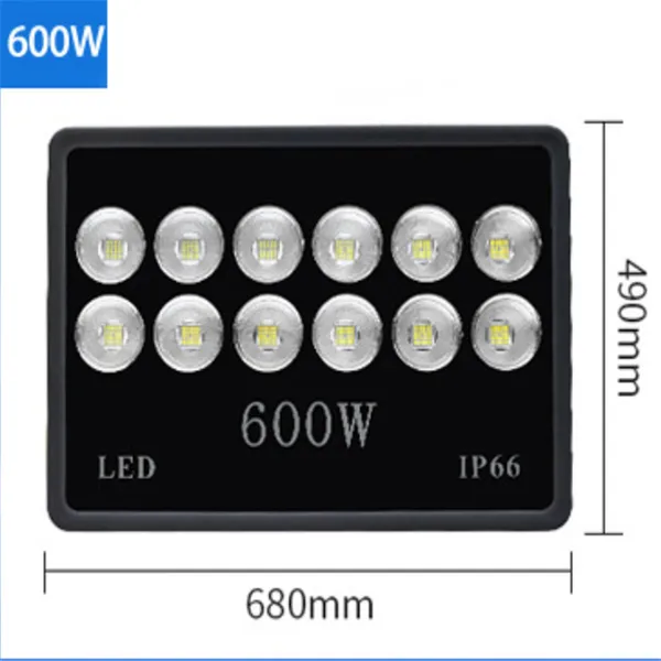 芯鹏达6号线2标LED灯风机基坑深挖施工灯 LED灯500W投光灯带 白光绿红光