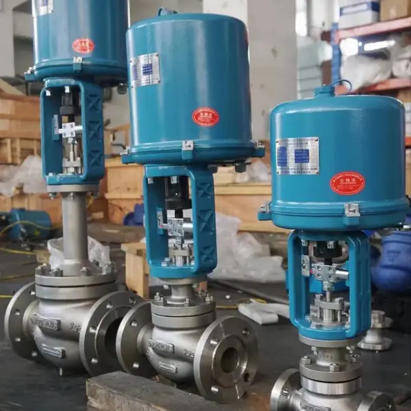 ZDLP-40C DN25精小型电子式电动单座调节阀 带指挥器自力式压