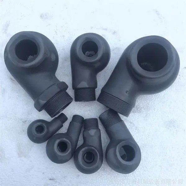 万源1.5寸碳化硅法兰喷嘴 耐高温1380度 氨水石灰石专用喷嘴