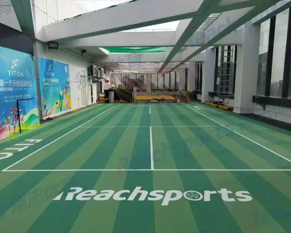 深圳网球场地胶厂家哪家好 源头厂家 深圳市翎志运动地板供应