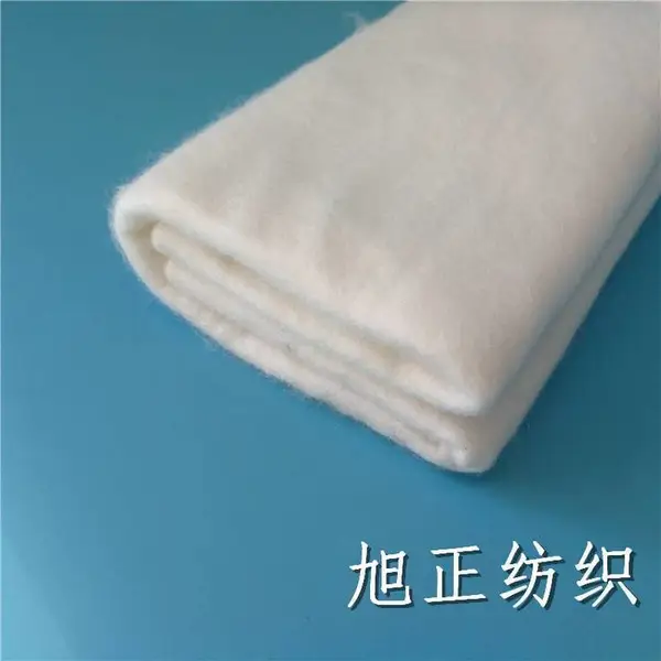 竹纤维床笠棉 针刺竹纤维床笠夹棉 床笠竹纤维填充棉