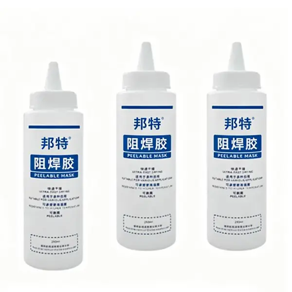 邦特阻焊胶,易剥离电子保护胶,保护电路板元器件胶水高温防焊胶