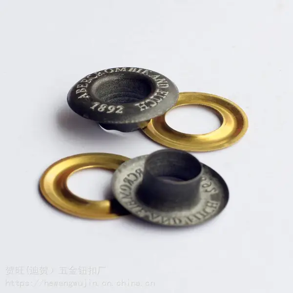 厂家长期生产窗帘鸡眼扣手袋气眼高脚鸡眼扣东莞迪贺工厂销售箱包鸡眼扣