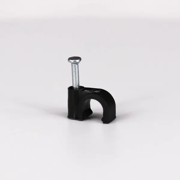 4mm-50mm塑料线卡钢钉线卡PVC圆形管卡电线卡子U型水泥钉