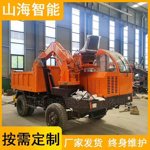 新款10G三开门小型挖机 出口德国挖掘机 10工程挖机农用挖沟