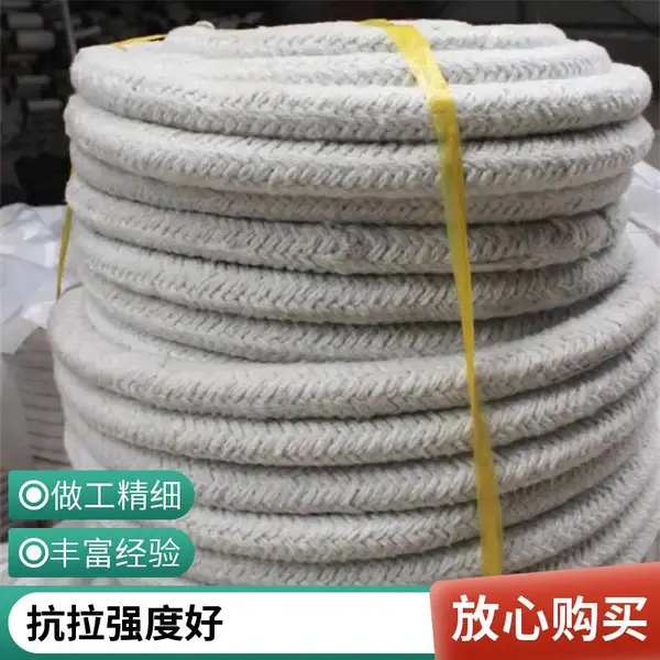 陶瓷纤维盘根摩擦系数低使产品更耐磨损较好的耐化学性