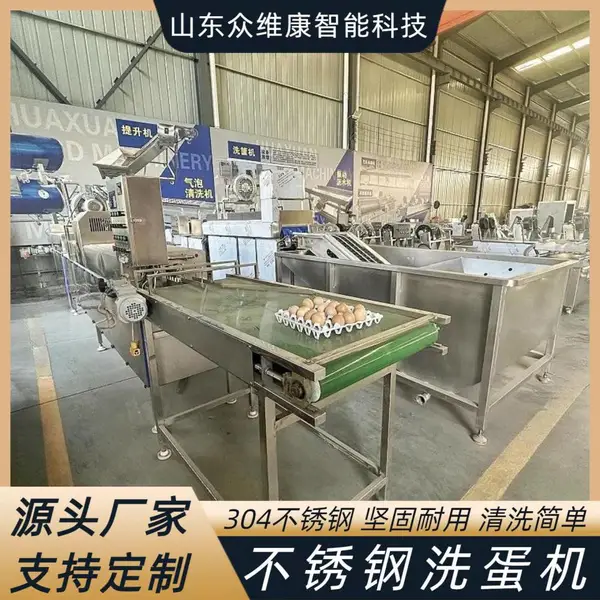 鸡蛋清洗机咸鸭蛋去污保洁蛋去泥风干机商用麻酱蛋清洗喷码喷油机