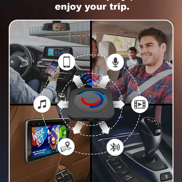carplay ai box高通方案BMW及无线carplay专车专用智能车盒