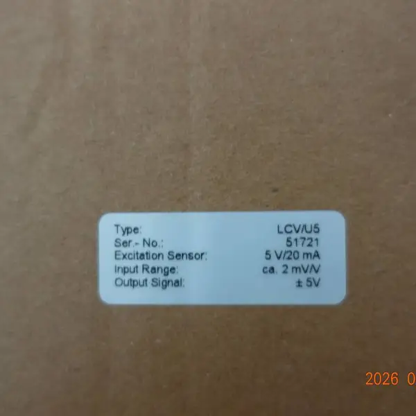 Lorenz LCV-U5 应变式传感器接口模块 高精度±5V输出IP67