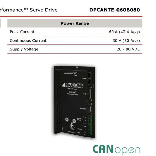 DPCANTE-060B080 AMC数字伺服驱动器,马路达,夏波穆勒,CFR舵轮驱动,总代现货