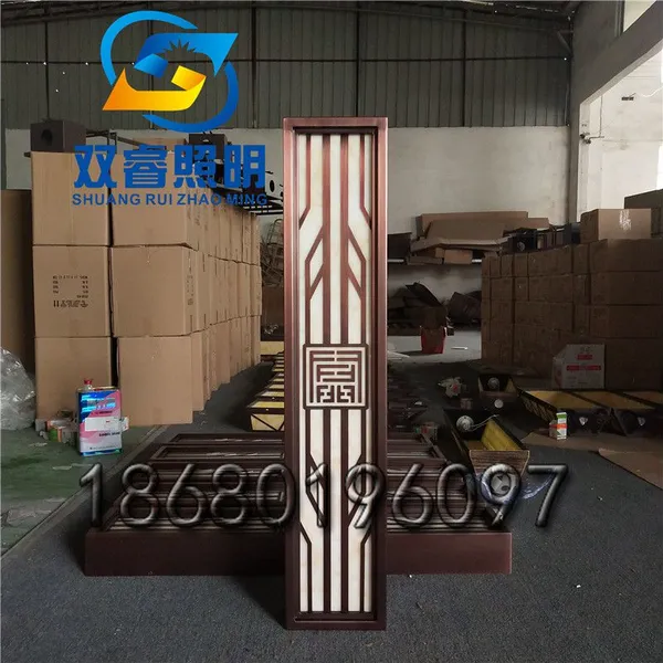 新中式古铜壁灯仿云石电镀拉丝壁灯小区家用景区大气壁灯庭院景观灯