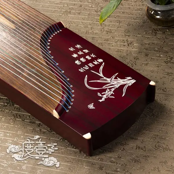 成人初级系列红檀木乐器古筝鲜枝香兰B010度壹古筝厂