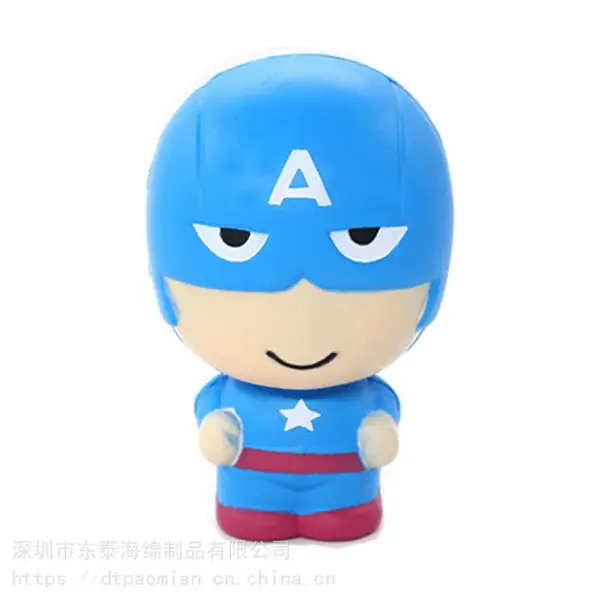 慢回弹仿真pu玩具 仿真小龙猫手机挂件可爱表情包公仔发泄玩具