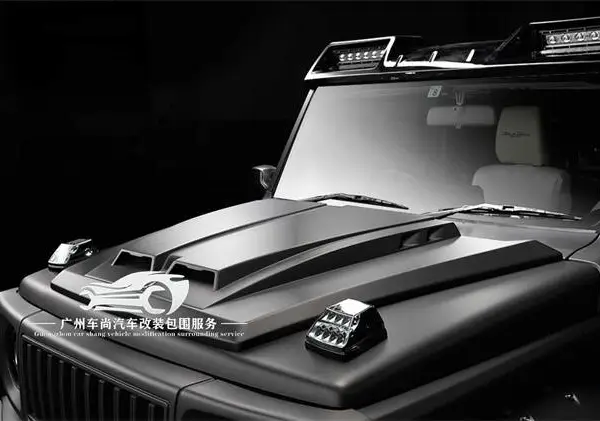 铃木吉姆尼改装WD机盖 jimny JB74碳纤维机盖 沃德引擎盖尾翼顶灯