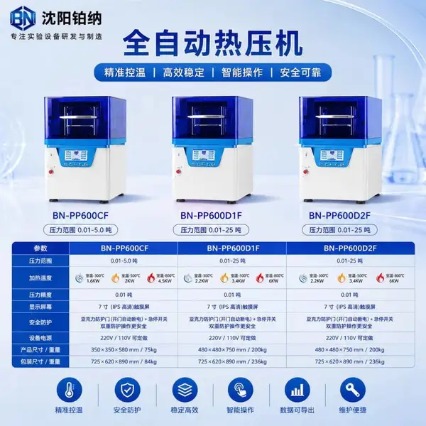BN-PP600系列全自动热压机 多段程序控温控压