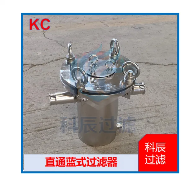 碳钢 立式直通快开篮式过滤器 DN600 大流量 工业过滤