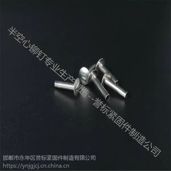 铆钉/半空心铆钉/云南昆明销轴铆钉厂家