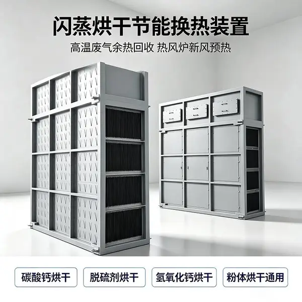 干燥排气空空板式换热器厂家 闪蒸干燥机专属余热回收装置定制