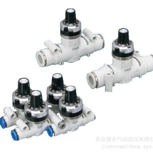 SAMIN 带刻度针型调节阀 DVL 直通式气动流量阀