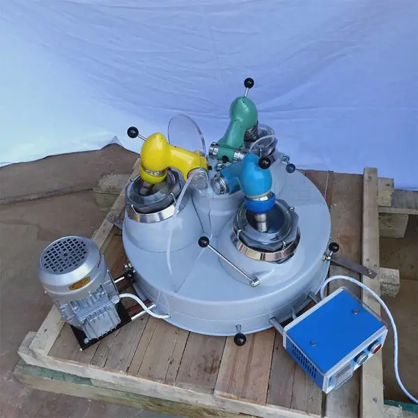 XPM120*3实验室研磨机 三头研磨机0.37kw 120mm宝石磨矿超细粉碎机