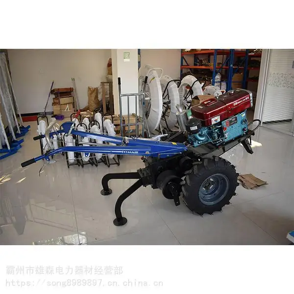 雄森手扶拖拉机绞磨柴油机动绞磨机角磨机5吨手扶拖拉机绞盘牵引机