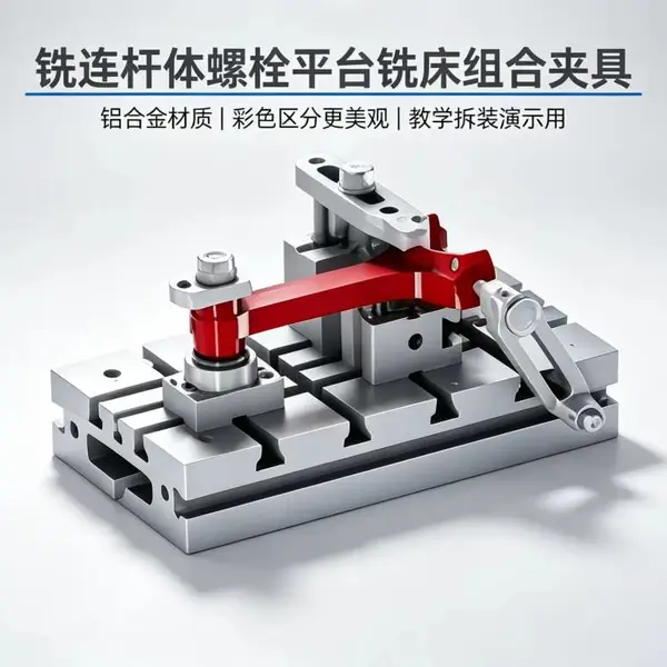 成中胜 精密槽系组合夹具 铣连杆体螺栓平台铣床组合夹具