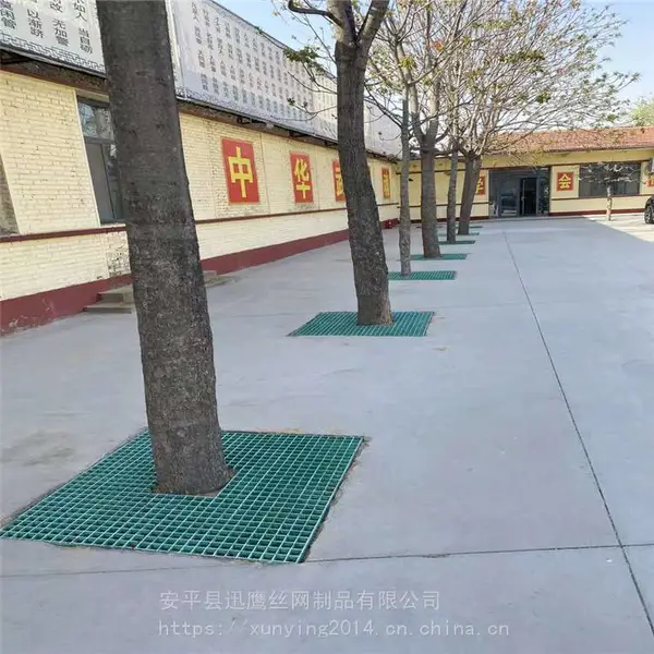 泰安 园林绿化树坑盖板 玻璃钢树坑水篦子 迅鹰城市街道树坑沟盖板