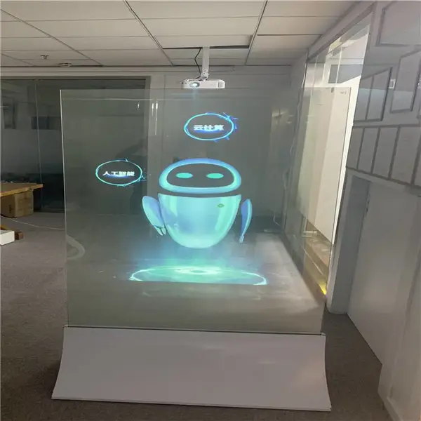 3D全息投影膜 厂家直供双面可视投影膜 高清晰高亮度投影膜 透明投影膜