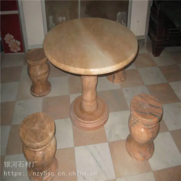 供应大理石餐桌圆桌 花纹斑驳多彩有很好的装饰效果