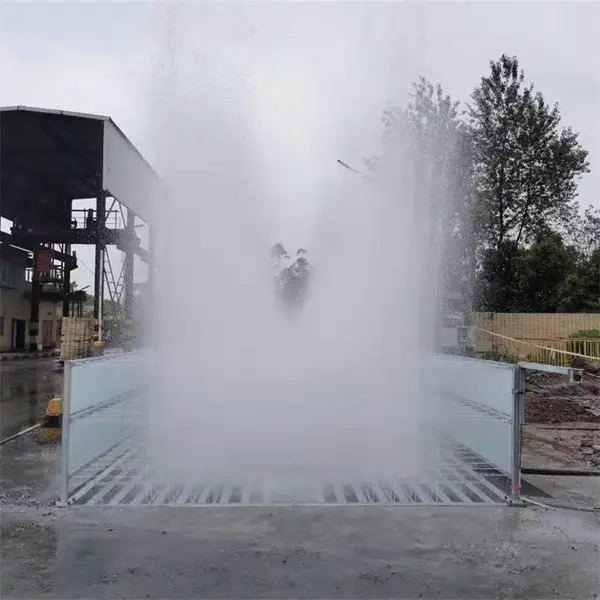 工程洗轮设备 建筑工地洗车台 自动感应 免基础