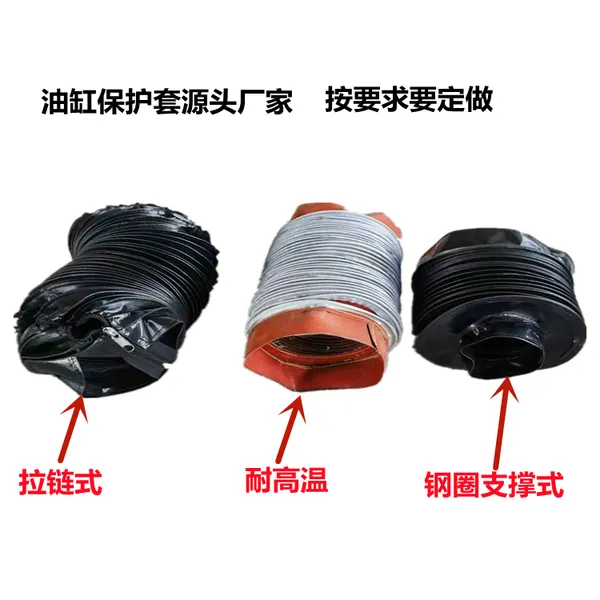 丝杠拉链式防护罩 缝制油缸保护套鑫姆迪克定制防尘罩