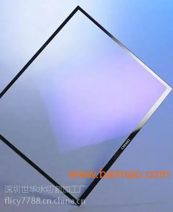 深圳龙岗区玻璃水切割 高精度水刀代加工 异形曲线件批量加工