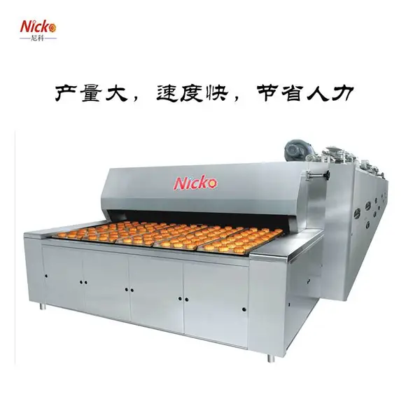 尼科烘焙设备 大型流水线作业隧道炉 面包汉堡月饼商用隧道炉 大型工业烤炉设备