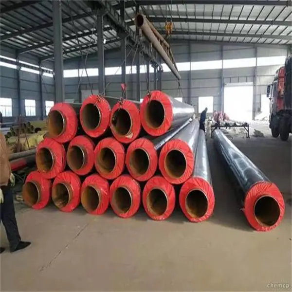 供热630*8聚氨酯直埋保温发泡国标螺旋钢管中原