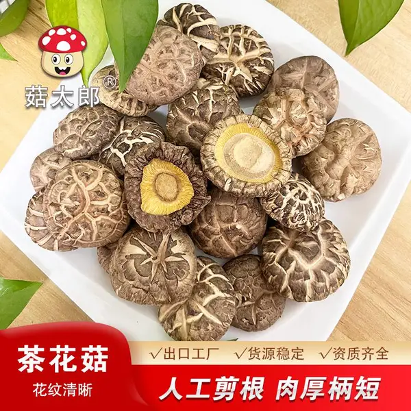 菇太郎出口脱水花菇干货干香菇干蘑菇干冬菇出口4-5cm可出口商检