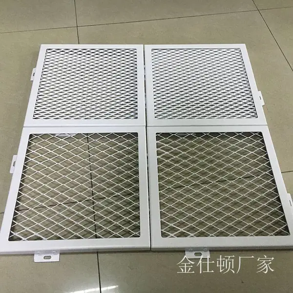 铝板网吸声墙面 铝板冲孔网厂家 吊顶铝拉网