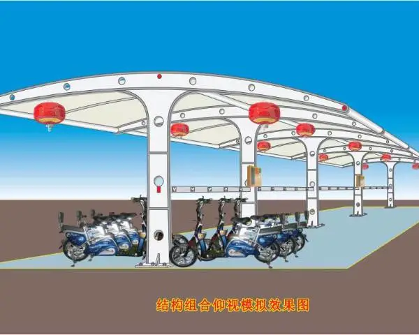 无锡电瓶车停车棚安装 智能充电桩 无锡天诚智能充电设备供应